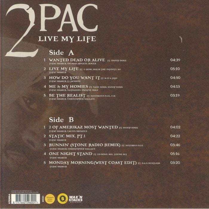 2PAC - Live My Life