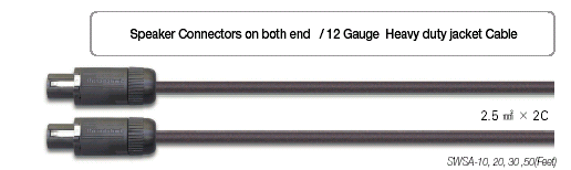 EWI Speakon to Speakon 10m Speaker Cable