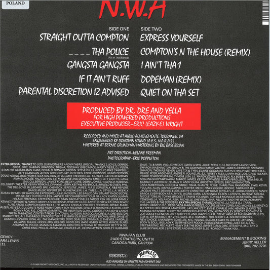 NWA - Straight Out of Compton 25º aniversário, edição.