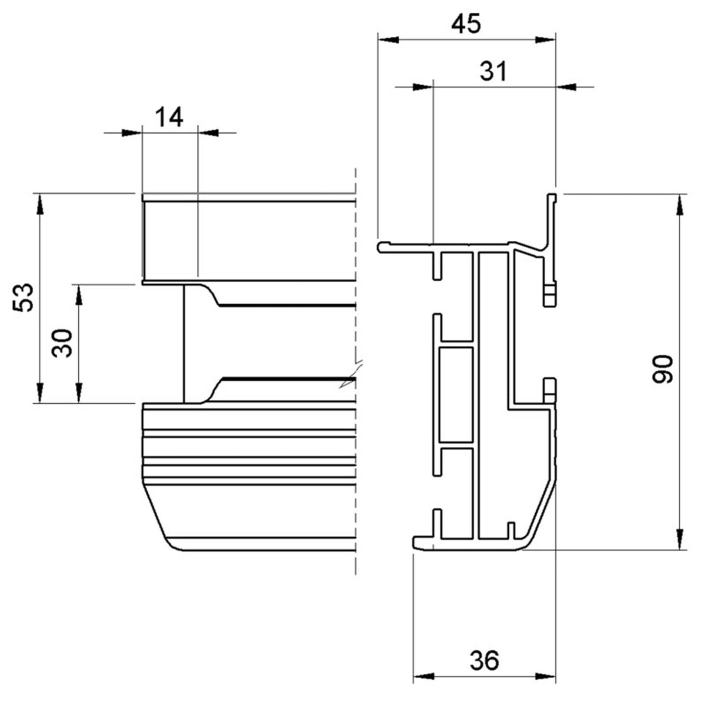 Alustage – SCA-11/1X1 Hexa-Bühnenplattform