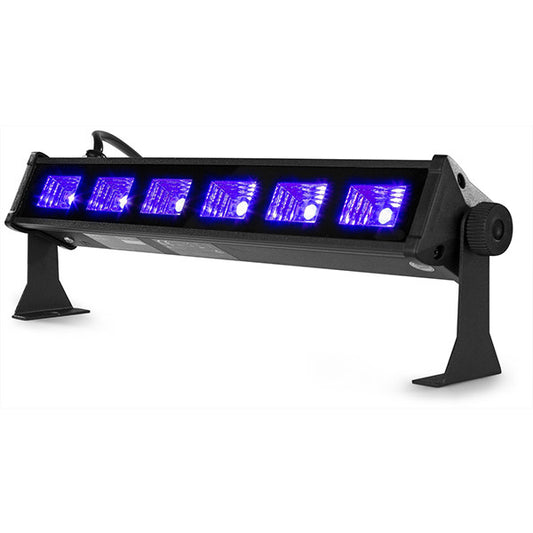 Beamz BUV63 LED Bar 6x 3W UV