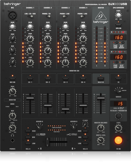 Behringer DJX900 5 Channel DJ Mixer