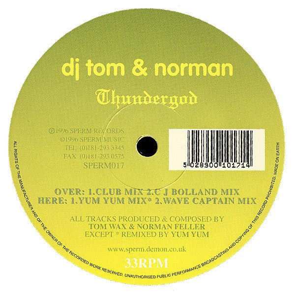 DJ Tom & Norman - Deus do Trovão