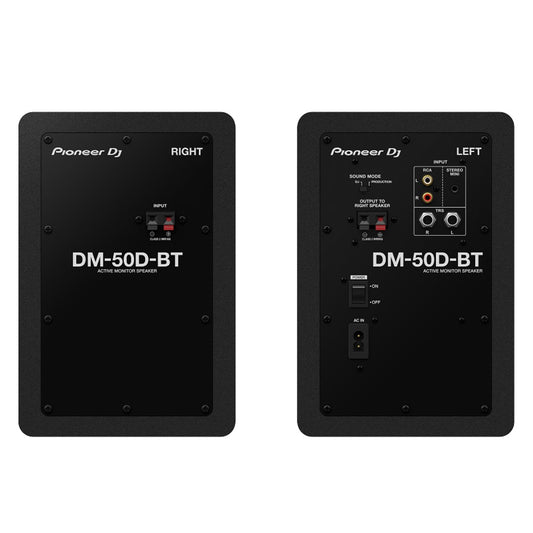 Pioneer DJ DM-50D-BT 5” Desktop Monitor System with Bluetooth (Pair)