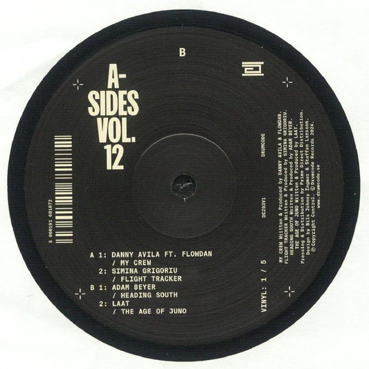 Danny Avila / Simina Grigoriu / Adam Beyer / LAAT – A Sides Vol 12 Teil I