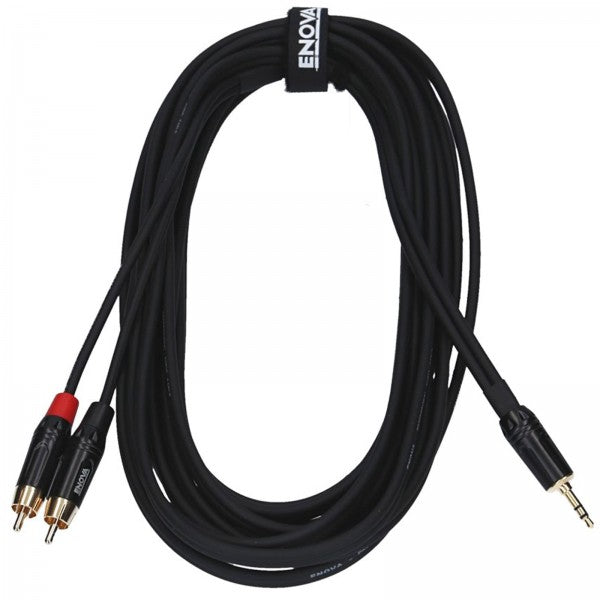 1m 3.5mm St Jack 2 RCA Male Adapter Cable
