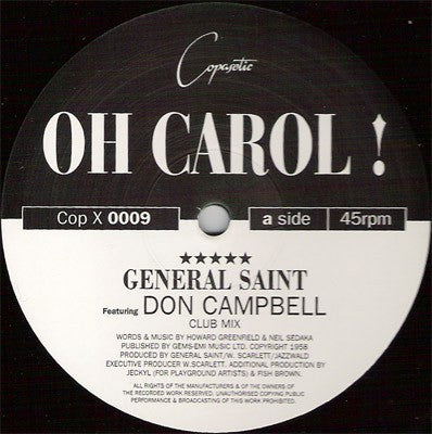 General Saint com Don Campbell - Oh Carol