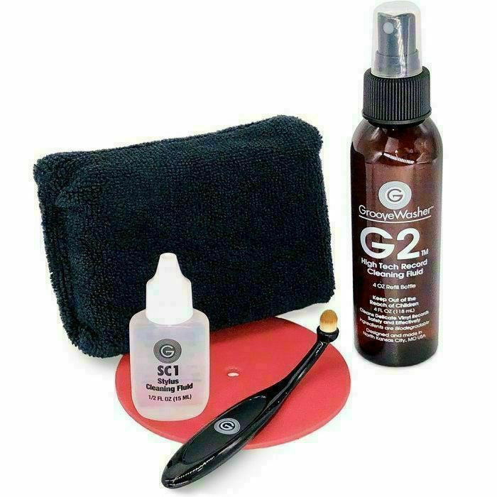 GrooveWasher Vinyl Record & Stylus Cleaning Kit