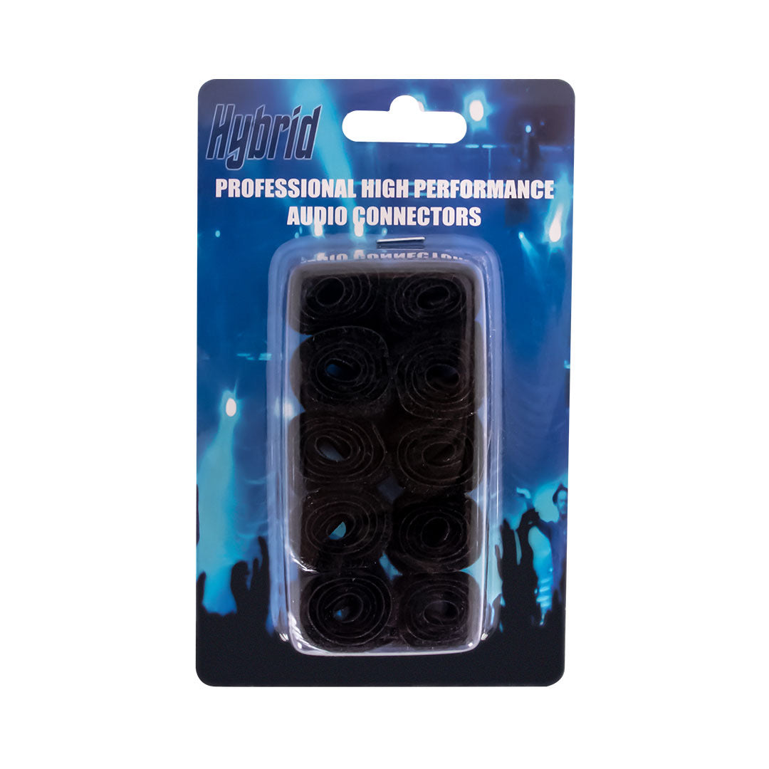 Hybrid 250mm Cable Strap 10PCS - Black