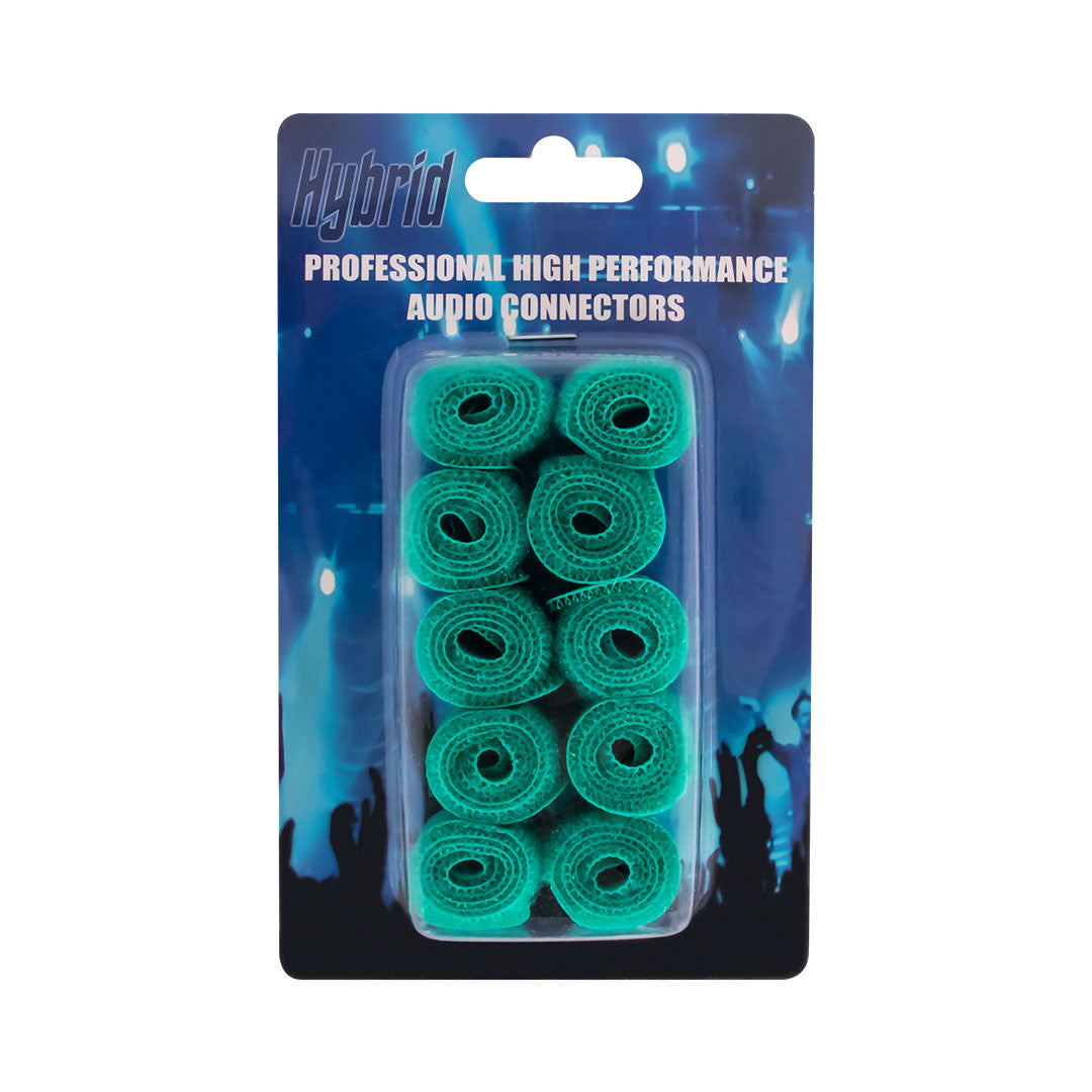 Hybrid 250mm Cable Strap 10PCS - Green