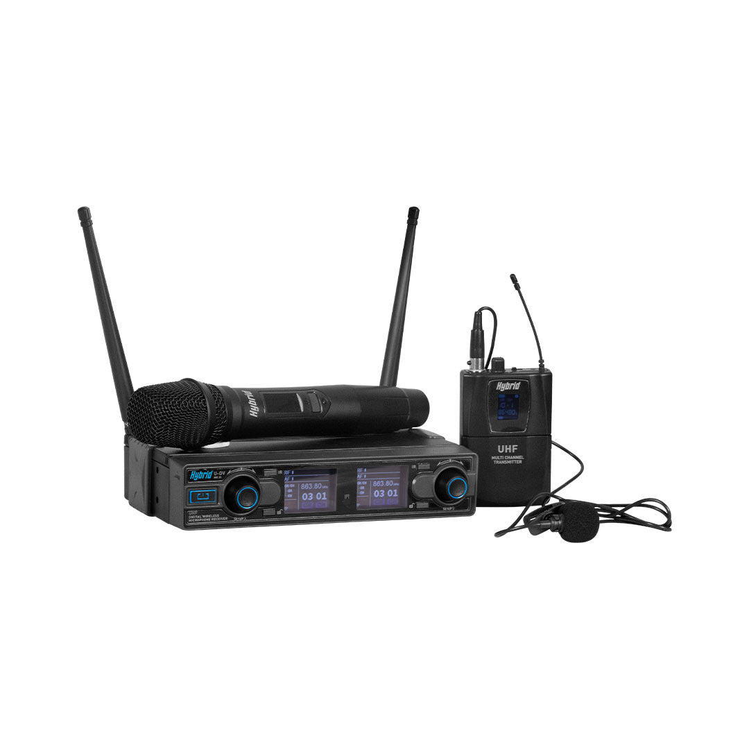 HYBRID U-DV MK3 16 CH H/H & L/P UHF WIRELESS MIC