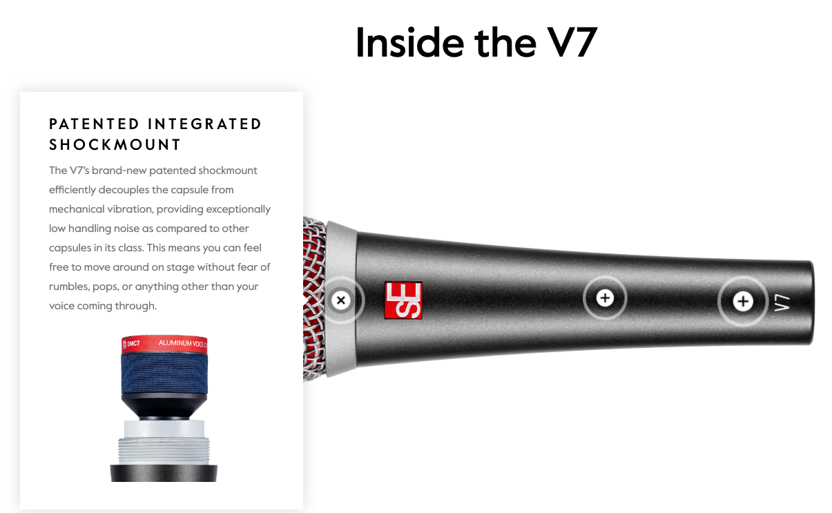 sE Electronics - V7 Cardioid Dynamic Microphone