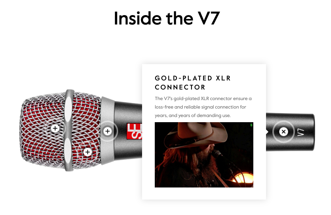 sE Electronics - V7 Cardioid Dynamic Microphone