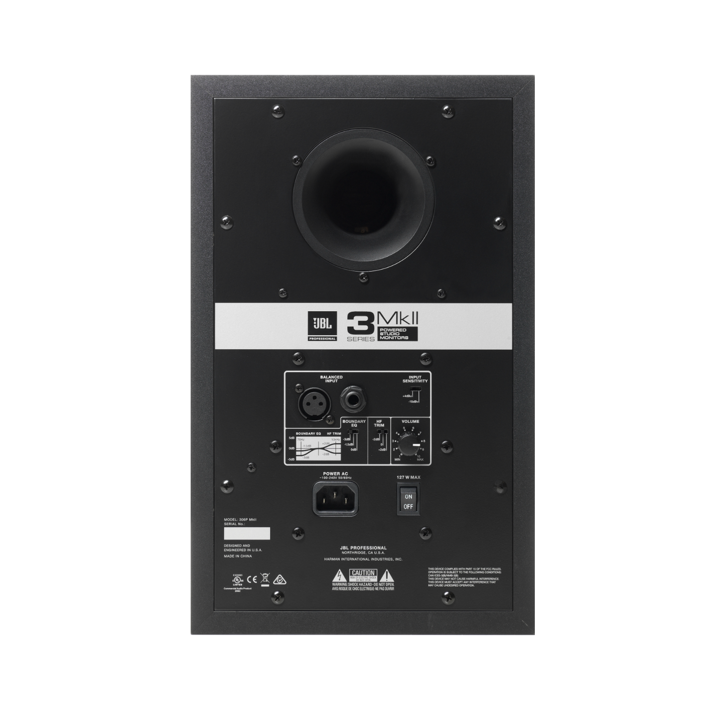 JBL-306PMKII Studio Monitors (Each)