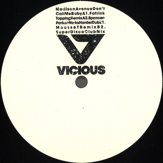 Madison Avenue - Don't Call Me Baby (Remixes)