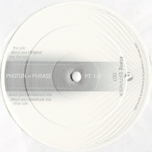 Photon – Phrase (Part 1)