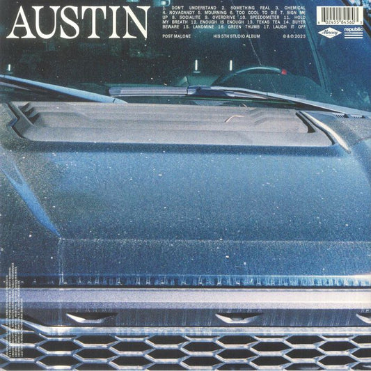 Post Malone - Austin (2xLP) (translucent light blue vinyl)