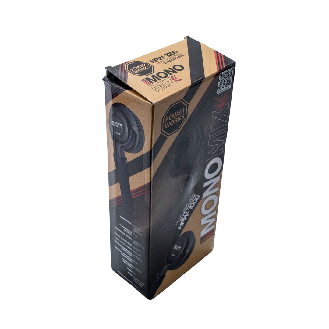 Powerworks DJ Mono Headphone HPW-1000