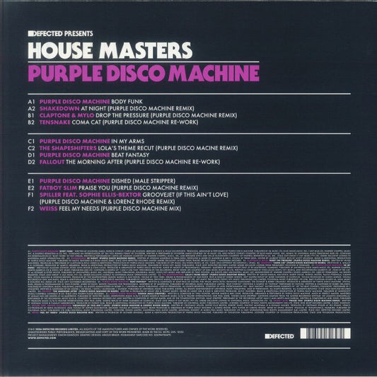 House Masters - Purple Disco Machine (3xLP)