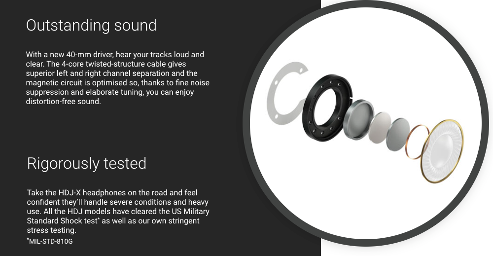 Pioneer HDJ-X5 over ear DJ Headphones