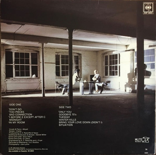 Yazoo - Lá em cima na casa do Eric