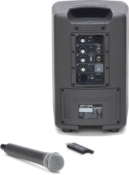 Samson Expedition 100watt 6" Wireless Rechargeable PA System with BT