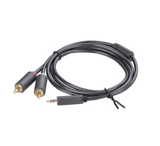 EWI 1x Mini Stereo Jack to 2x RCA Patch 2m