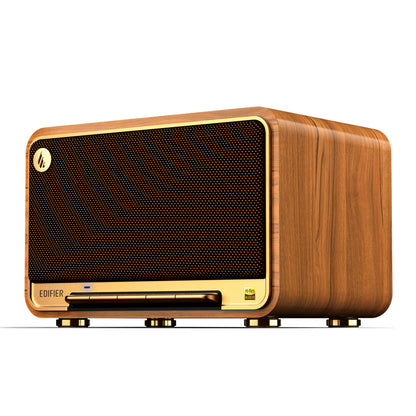 Edifier D32 - Tabletop Wired & Portable Bluetooth Speaker (Classic Walnut)