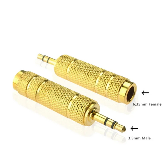 3.5mm Male To 6.35mm Female Adapter