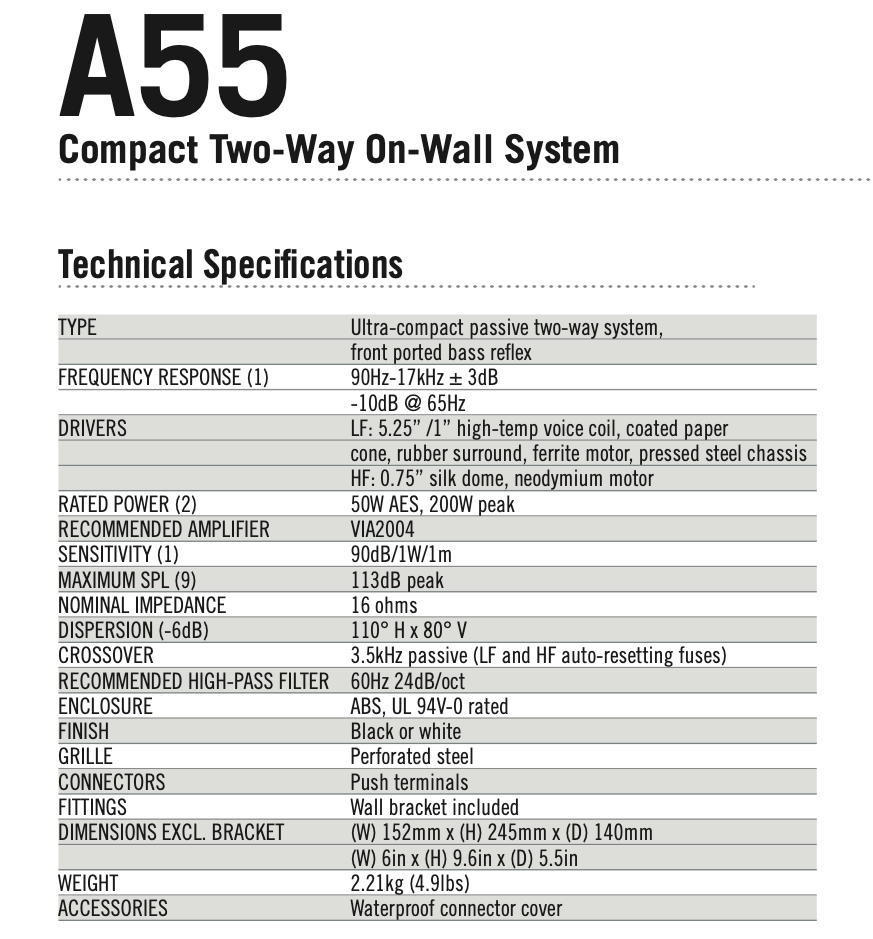 Martin Audio - Adornar A55