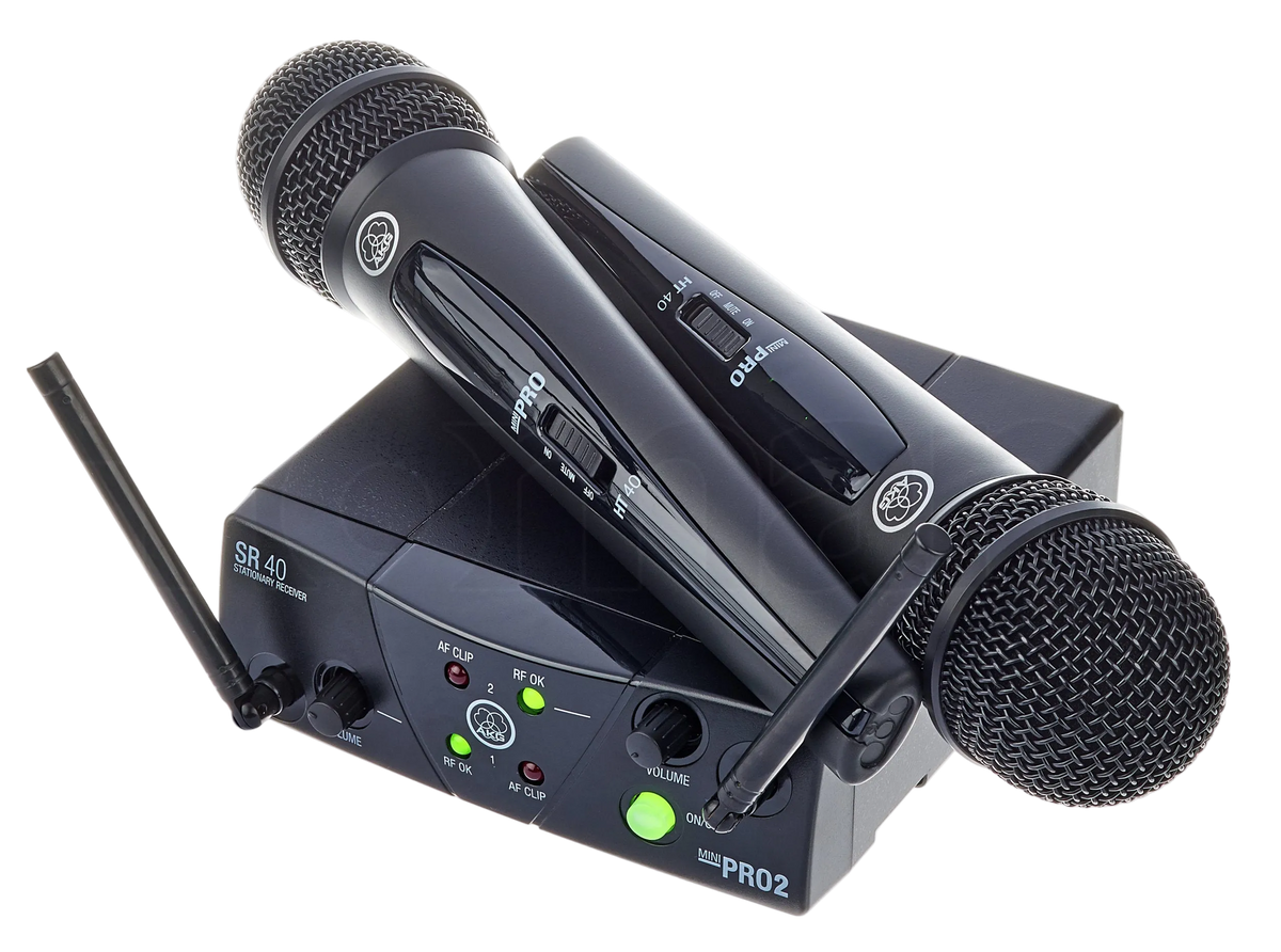 AKG - WMS40 Mini Conjunto Vocal Duplo
