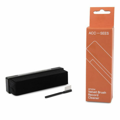 Acc-Sees Velvet Antistatic Vinyl Record Cleaning Brush