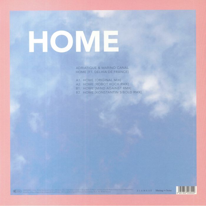 Adriatique / Marino Canal feat Delhia De France - Home (remixes)