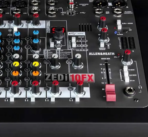 Mesa de som Allen &amp; Heath ZEDi 10FX (com USB)
