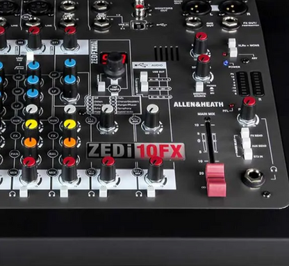 Mesa de som Allen &amp; Heath ZEDi 10FX (com USB)