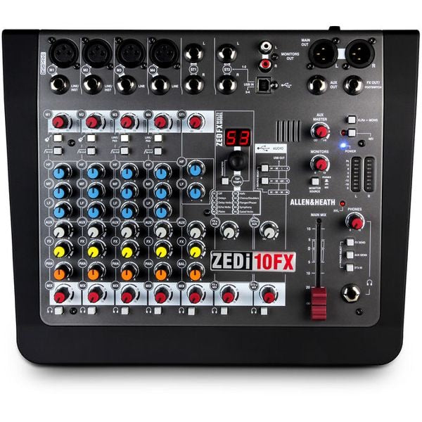 Mesa de som Allen &amp; Heath ZEDi 10FX (com USB)