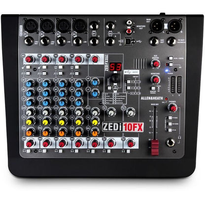 Mesa de som Allen &amp; Heath ZEDi 10FX (com USB)