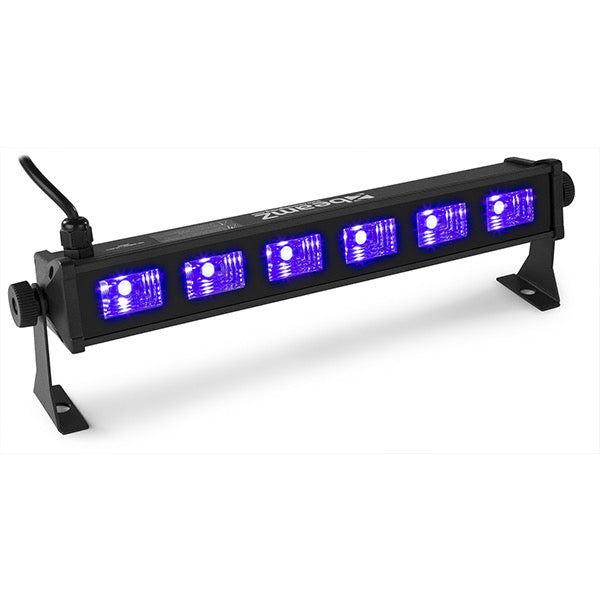 Beamz BUV63 LED Bar 6x 3W UV
