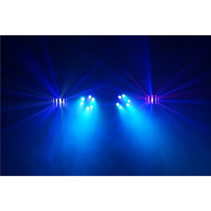 Beamz Partybar2 2x LED Par 2x Derby