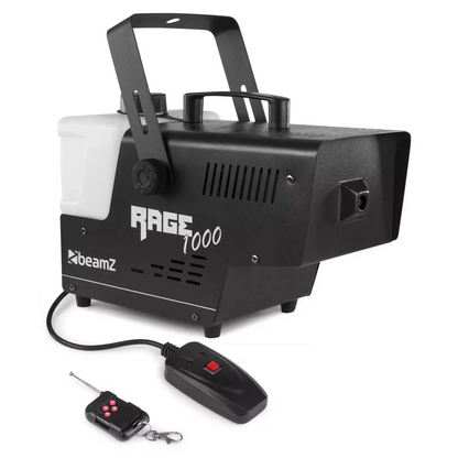 Beamz Rage1000 Smoke Machine 1000W Wireless Remote
