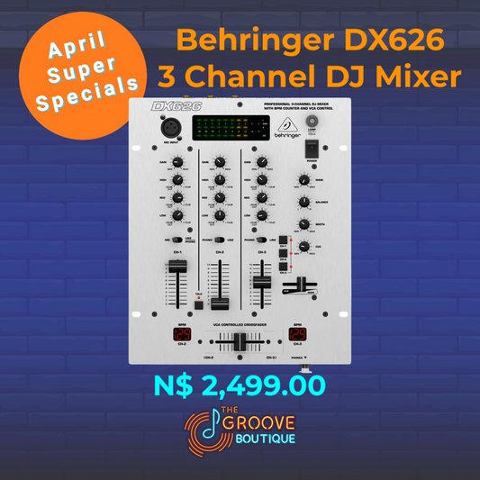 Behringer DX626 3-Channel DJ Mixer