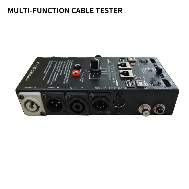 16-in-1 Audio Cable Tester with LED Indicators Cable Tester