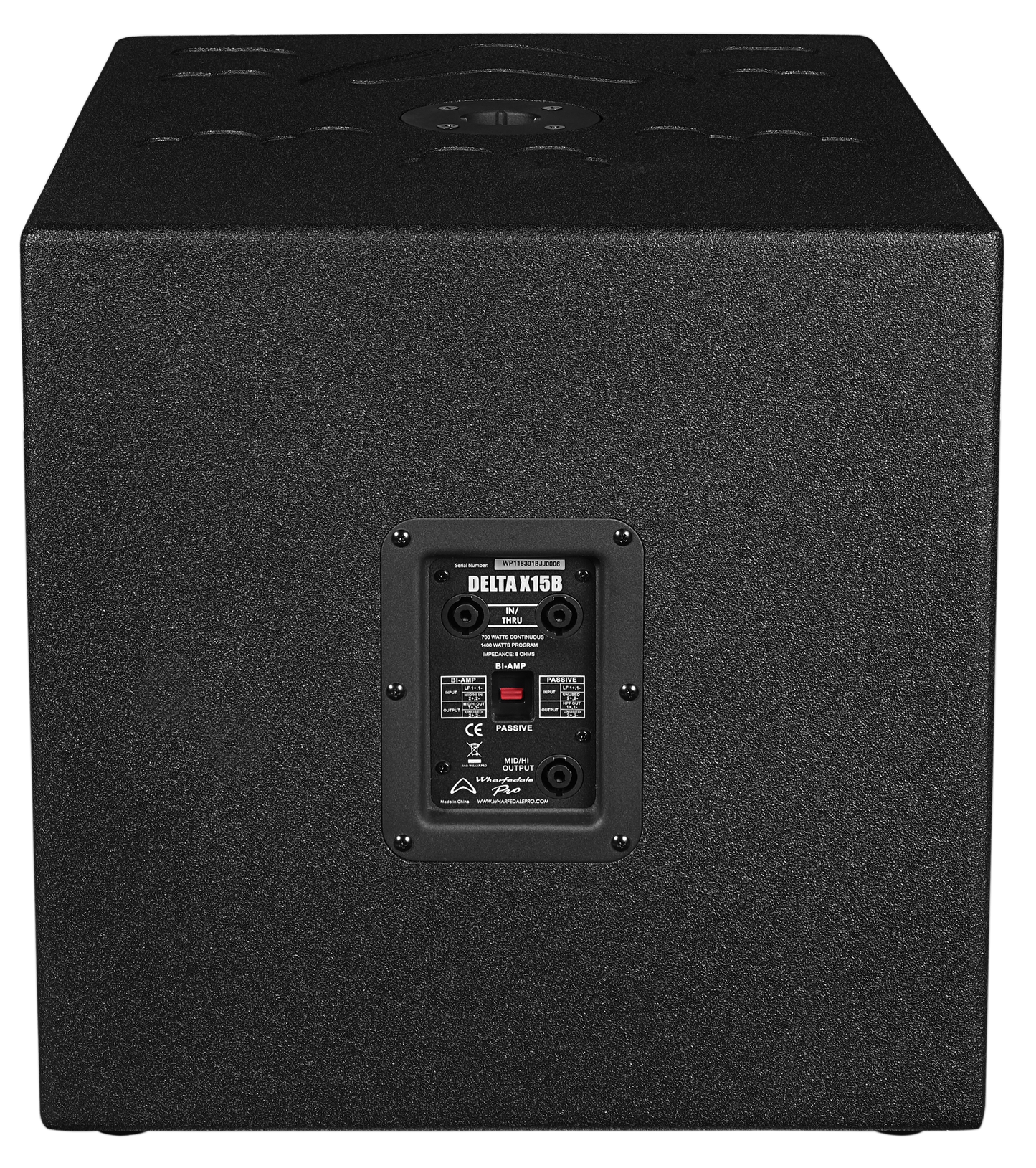 Delta-X15b Subwoofer passivo Delta-X15 700w *AES (RMS)