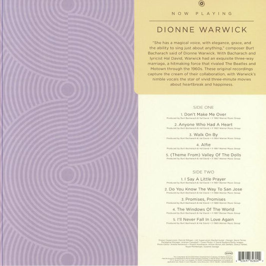Dionne Warwick - Em cartaz (LP de vinil transparente)