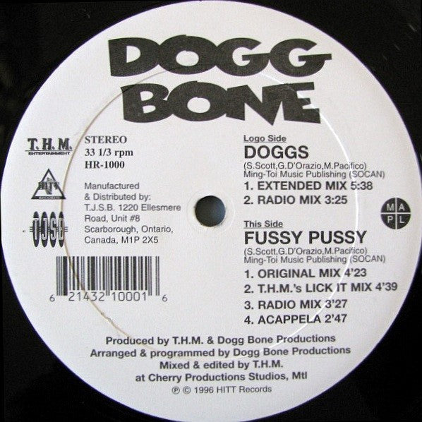 Dogg Bone - Doggs/ Fussy Pussy