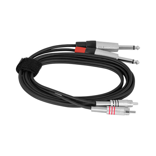 Dual RCA- Dual Jack 1.8m