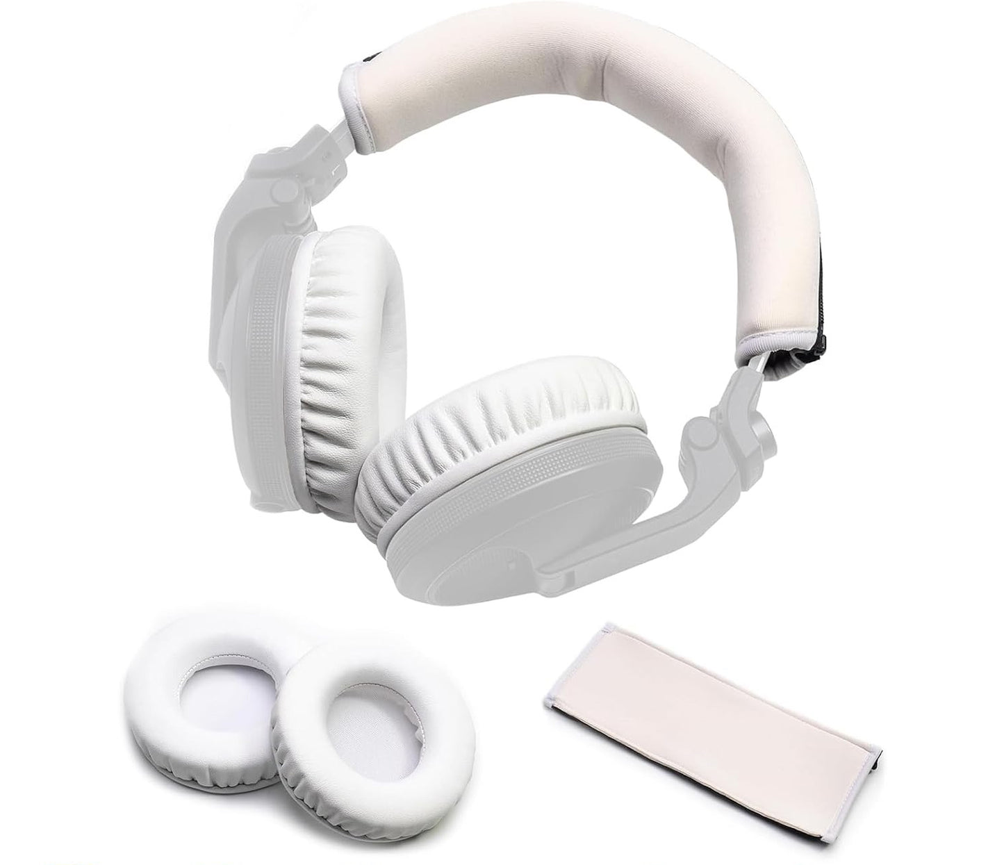 Pioneer Headphones Ear Pads & Headband Cushion [Blue, White & Orange]