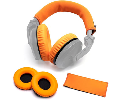 Pioneer Headphones Ear Pads & Headband Cushion [Blue, White & Orange]