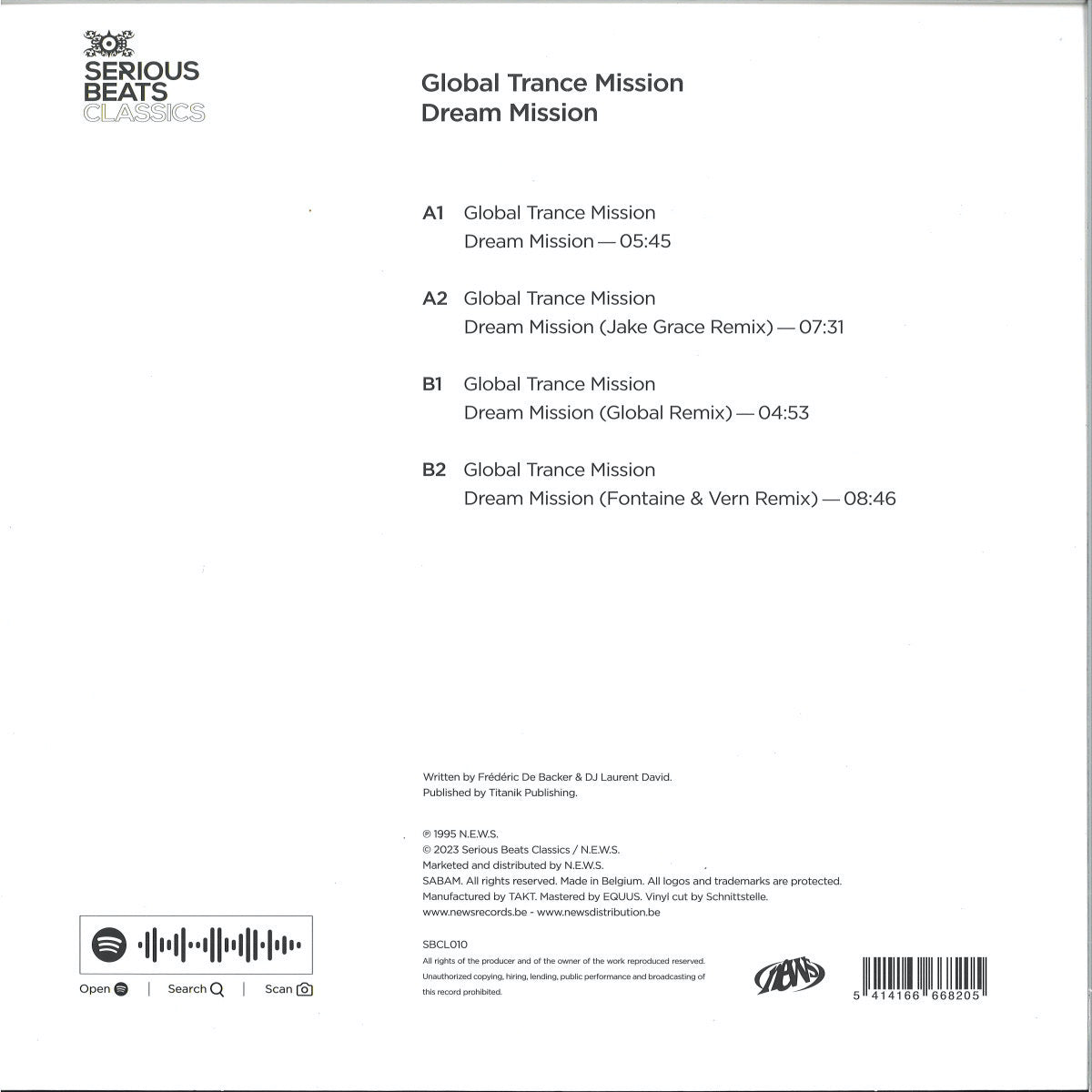 Global Trance Mission - Dream Mission (reissue)