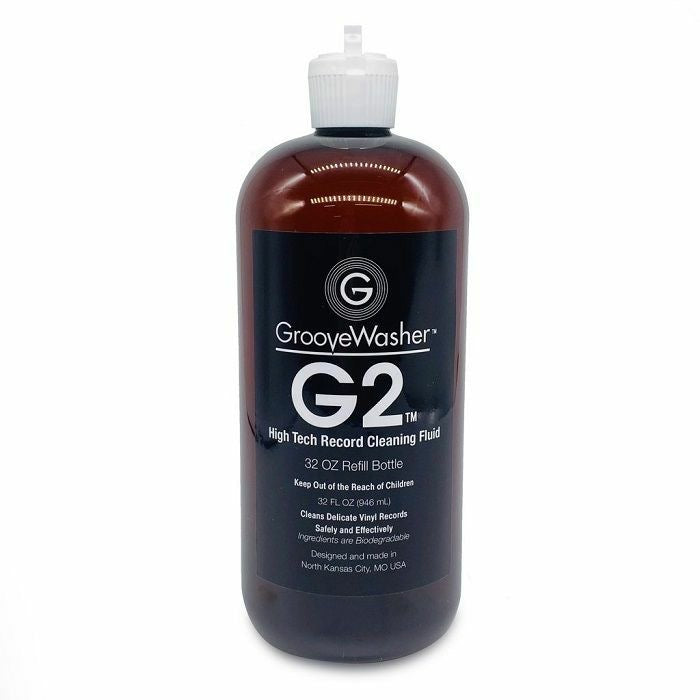 GrooveWasher G2 Vinyl Record Cleaning Fluid 950ml Refill Bottle